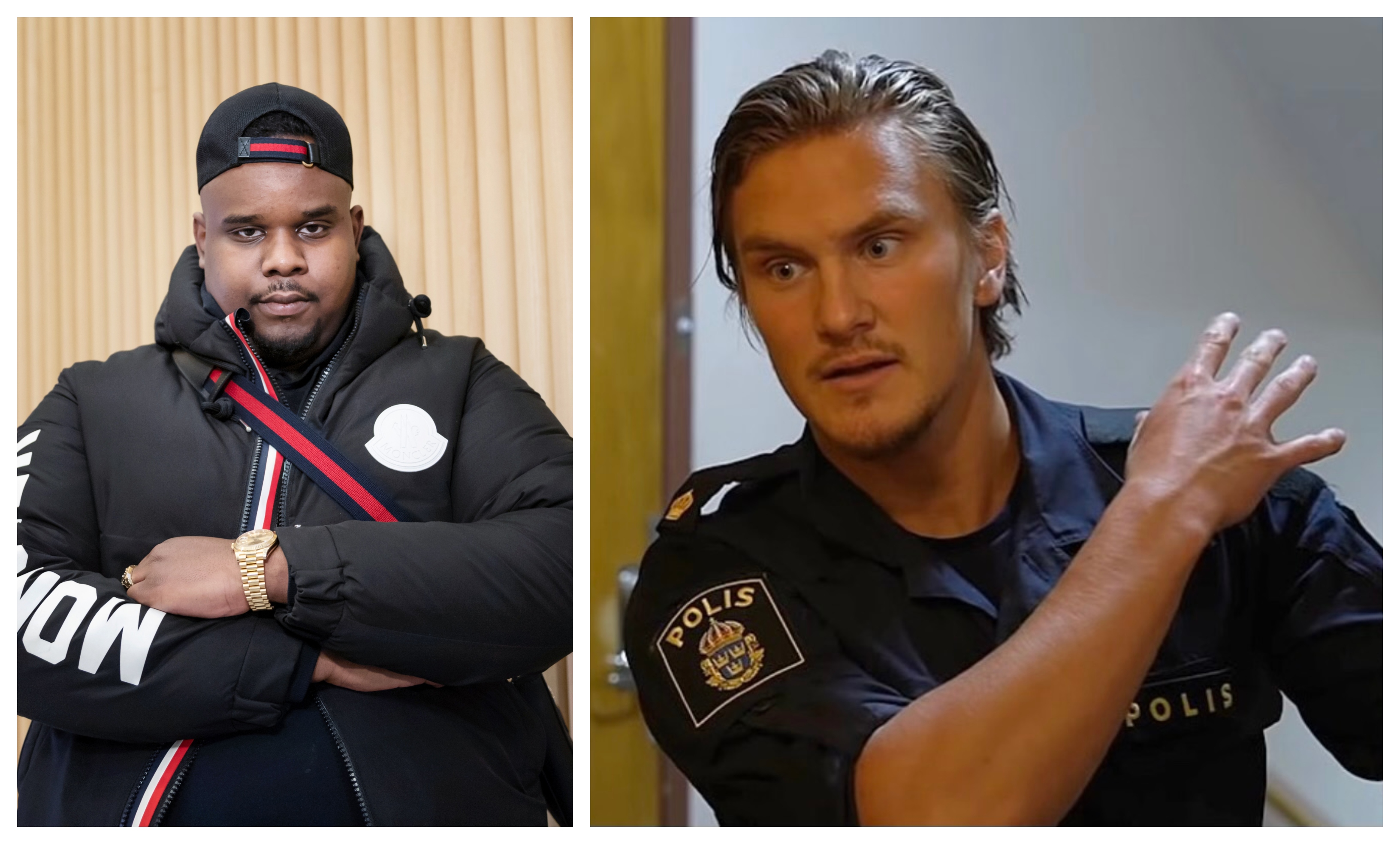 Polisen Filip Pelas är kritisk till att gangsterrap av dömda artister spelas i Sveriges Radio.